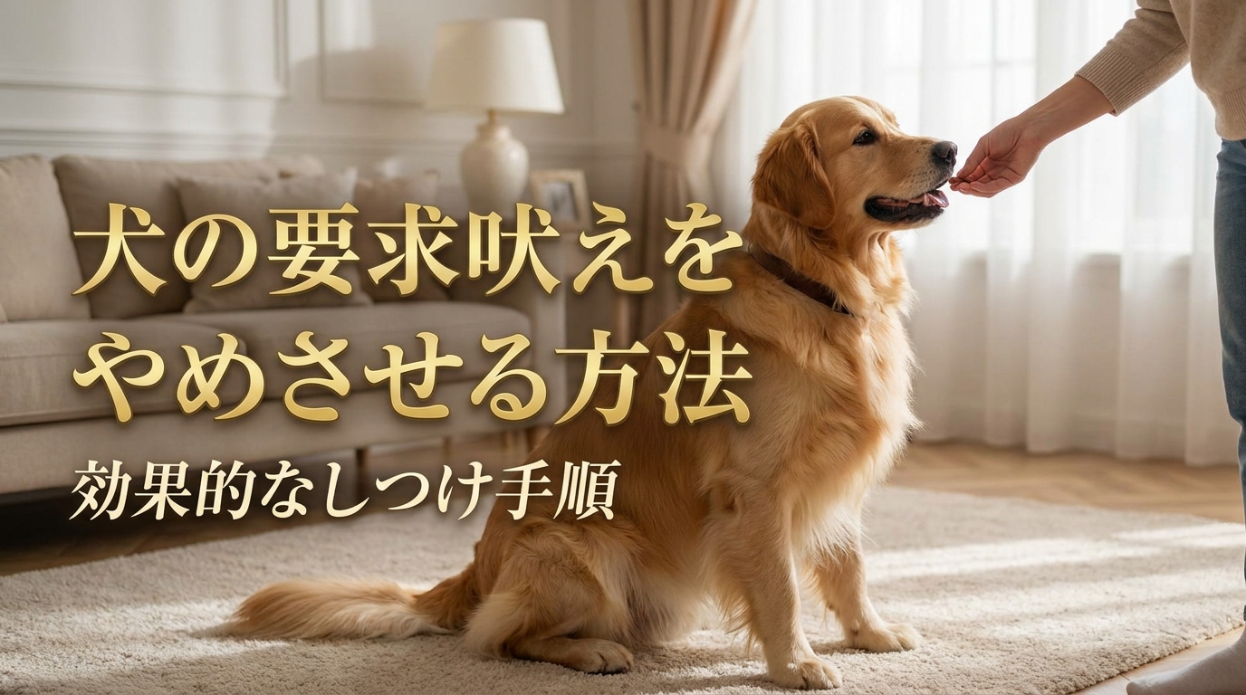 犬の要求吠えをやめさせる方法｜効果的なしつけ手順