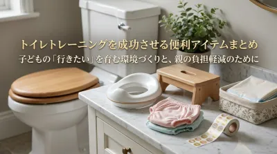 トイレトレーニングを成功させる便利アイテムまとめ
