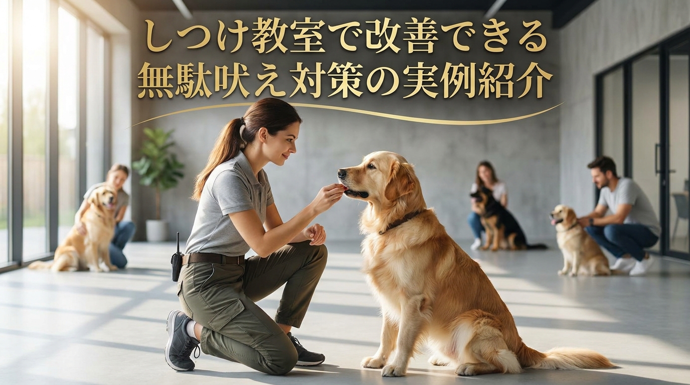 しつけ教室で改善できる無駄吠え対策の実例紹介