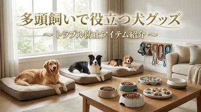 多頭飼いで役立つ犬グッズ｜トラブル防止アイテム紹介