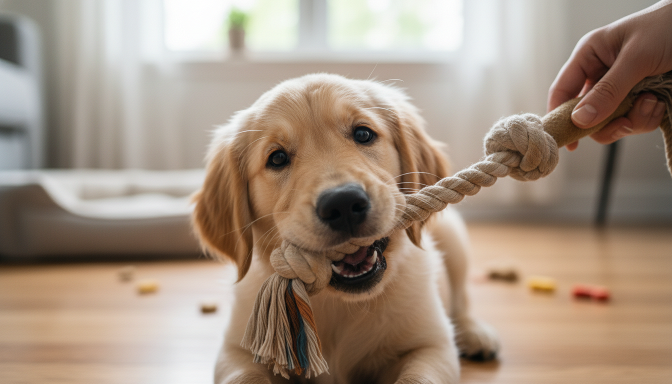 今日からできる！犬の「噛む」しつけ具体策