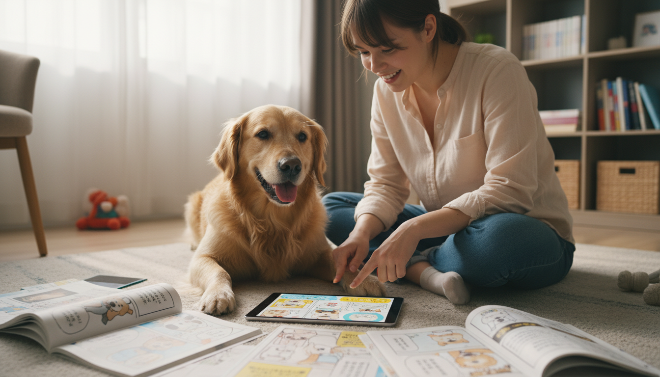 漫画で学ぶ犬のしつけの魅力をおさらい！