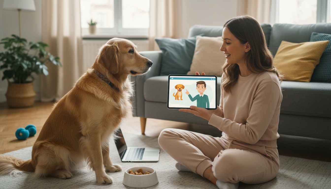 自宅にいながらプロの指導！愛犬のトレーニングはオンラインで完結します