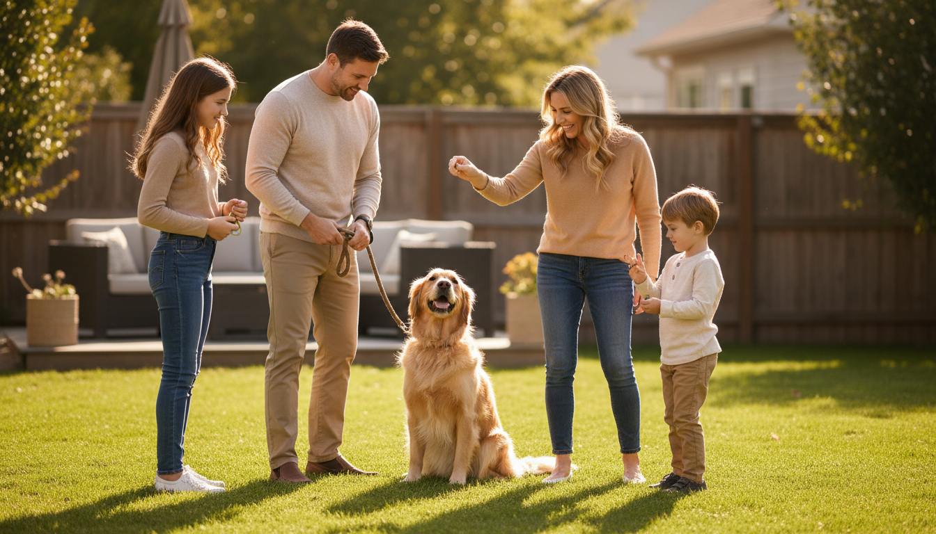 家族の統一ができると、ワンちゃんも人もラクになります