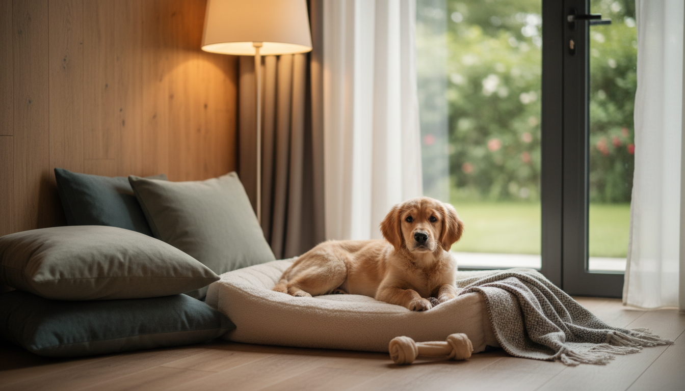 犬が集中できるのは「安心・安全・静けさ」が揃ったときです