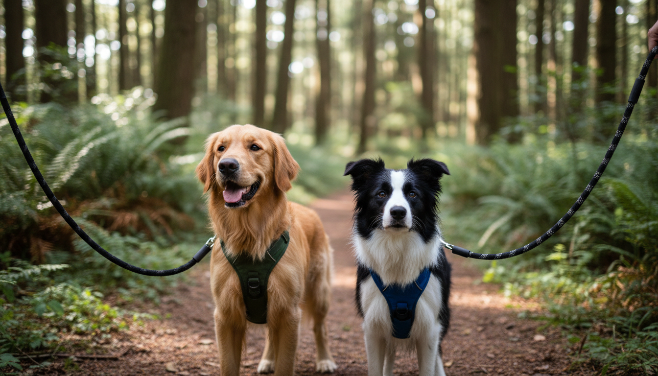 散歩トレーニングは「固定長リード×体に合うハーネス」が最適解になりやすいです