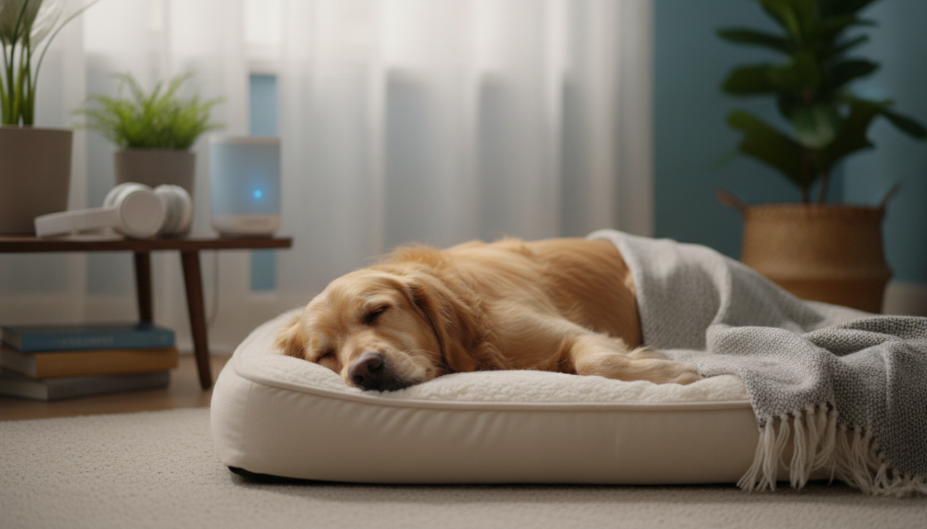 犬が落ち着く音は「不安をやわらげるBGM」と環境のセットがポイントです