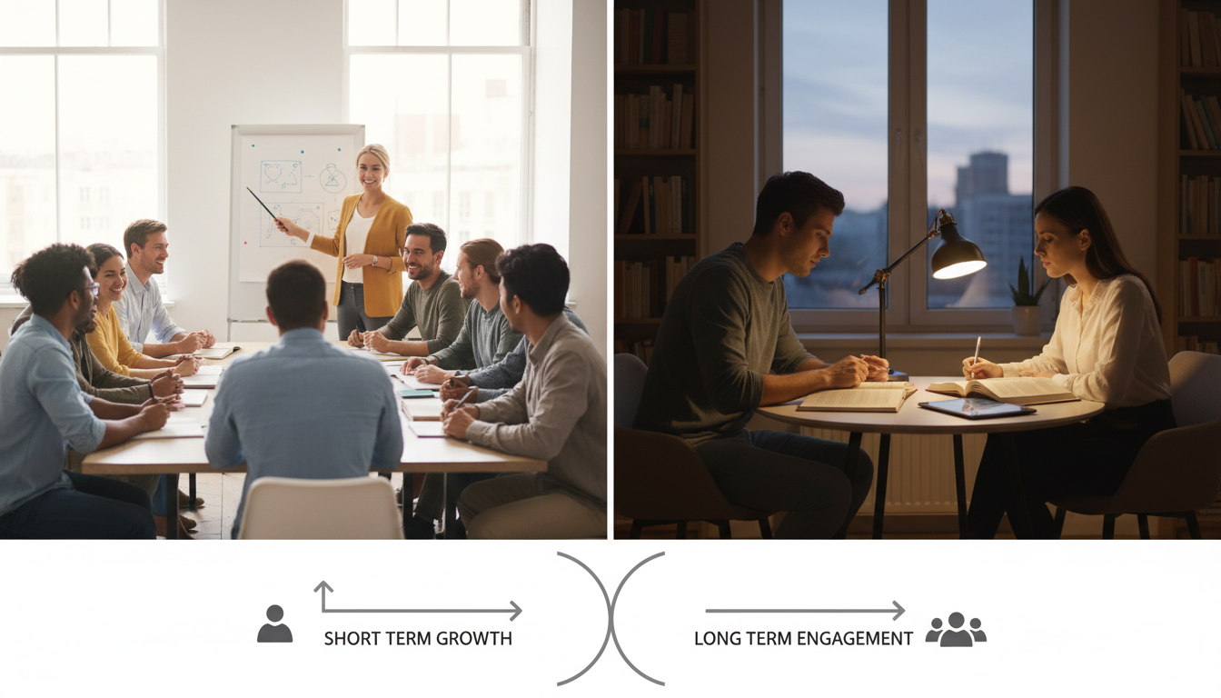 迷ったら「短期で伸ばすなら個別、長く続けるならグループ」が目安です！