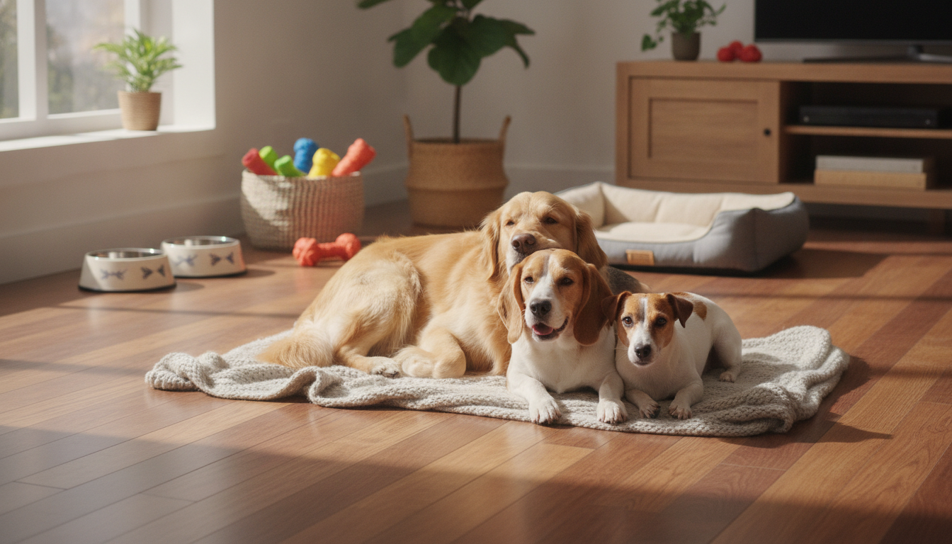 多頭飼いのしつけは「関係づくり」×「一貫ルール」でうまくいく