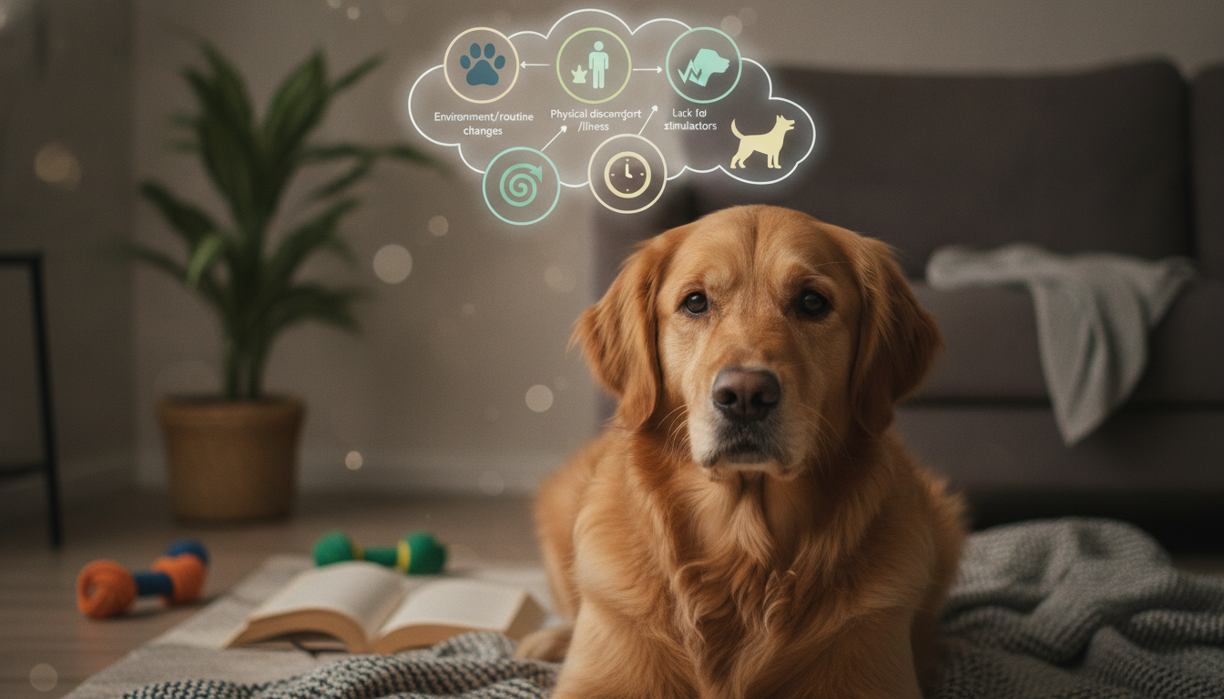 犬のストレスはどこから来る?主な原因を6つに整理します