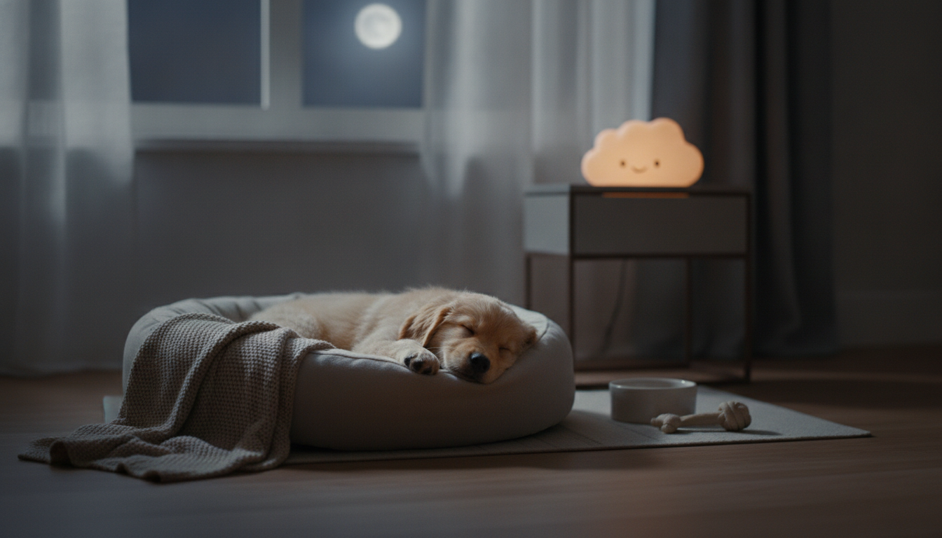 子犬の夜鳴きは「原因チェック→環境調整→習慣づけ」で落ち着きやすいです！