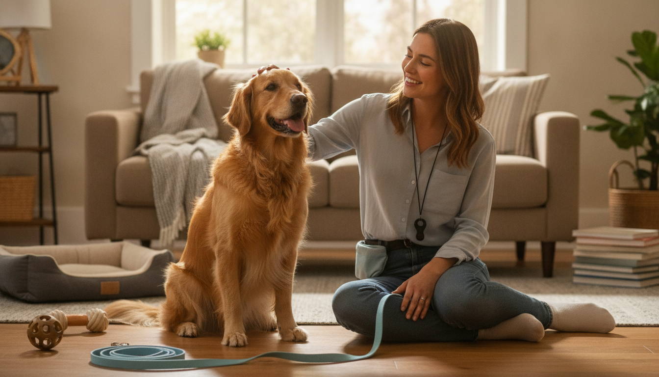 犬のしつけグッズは必須ではないけど、あるとラクな場面はあります！